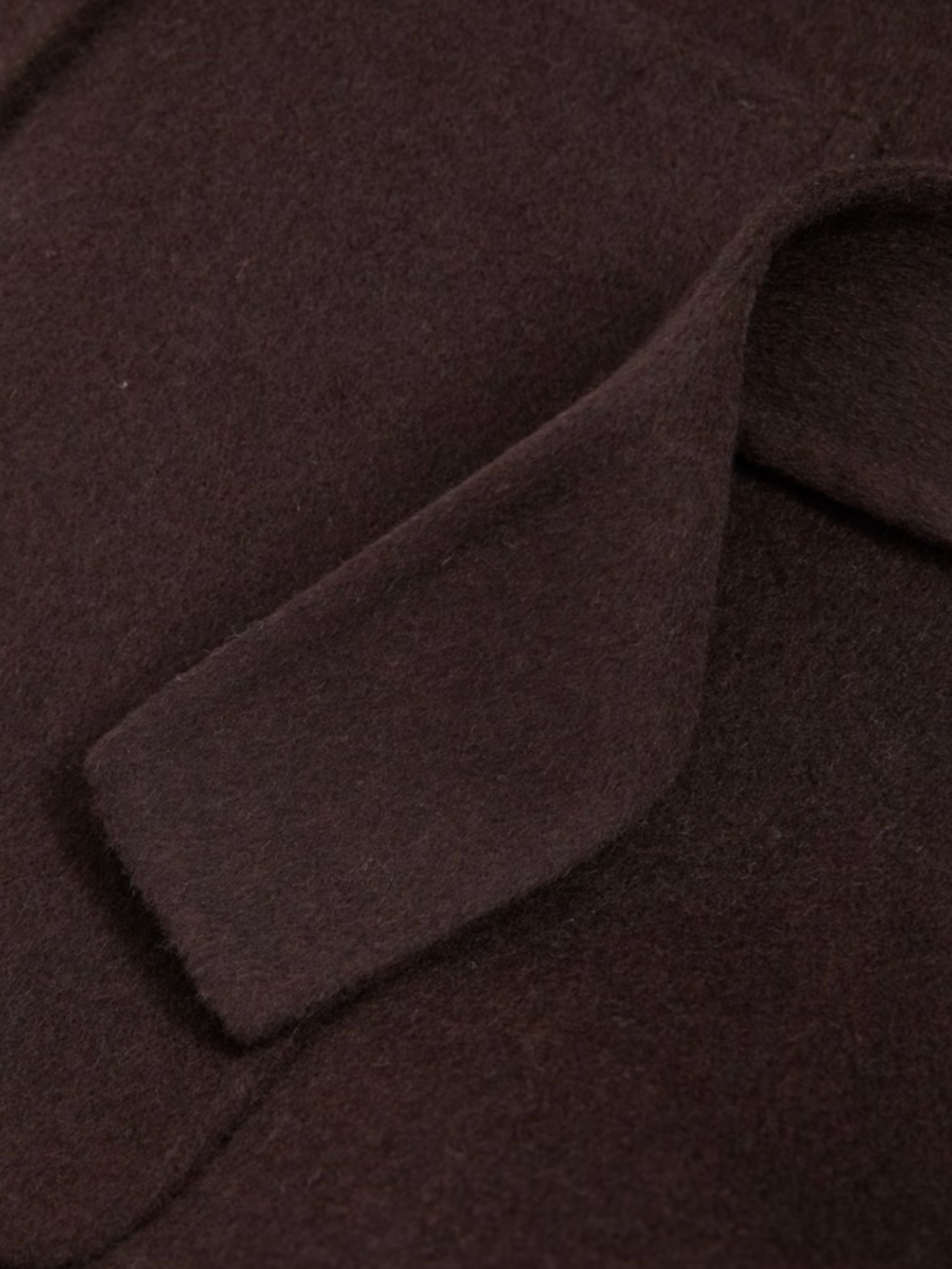 Reiss Lucia Chocolate Wrap Coat Size 6 - Picture 6 of 6